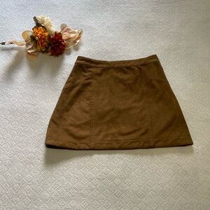 Abercrombie & Fitch Tan A-Line Skirt‎ Lined Size 0